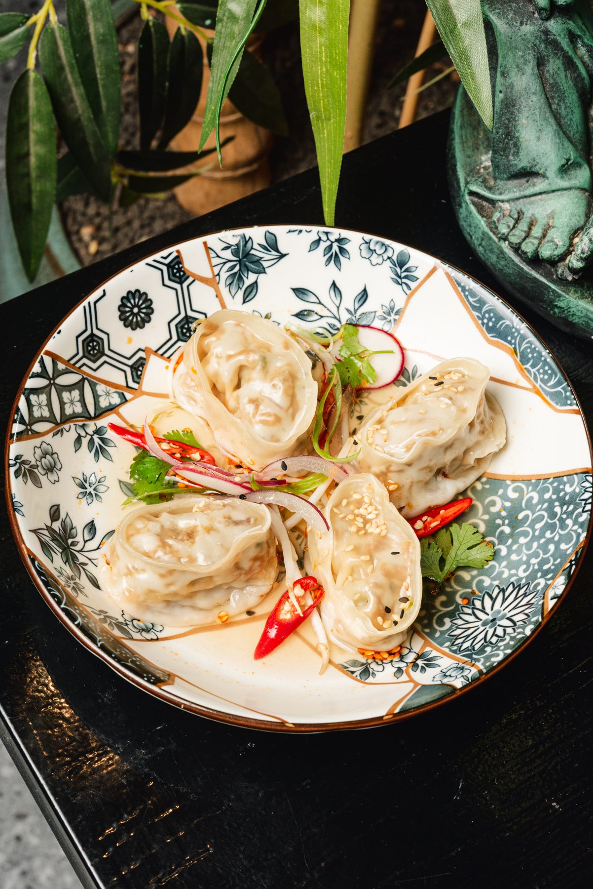Chunky Chau Sandton — Steamed dumpling plate